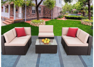 Devoko Patio 6 Pieces Furniture Sets