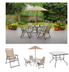 Albany Lane 6-Piece Folding Dining Set By Mainstays