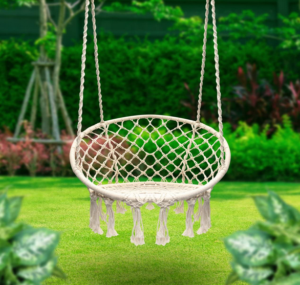 Sorbus Macrame Swing Hammock Chair