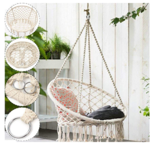 Sonyabecca Hammock Chair Macrame Swing