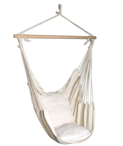 SueSport Hanging Rope Hammock Chair Porch Swing Seat