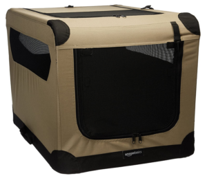 AmazonBasics Portable Folding Soft Dog Travel Crate Kennel