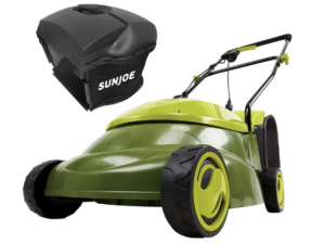 Sun Joe MJ401E-PRO 14 inch 13 Amp Electric Lawn Mower w/Side Discharge Chute, 14" Green