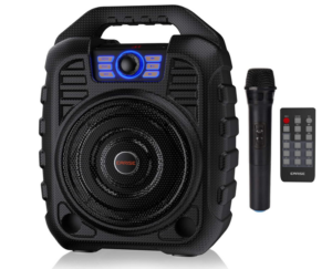 EARISE T26 Portable Karaoke Machine Bluetooth Speaker with Wireless Microphone