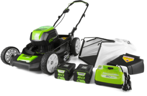 Greenworks GLM801601 21-Inch 80V Cordless Push Lawn Mower