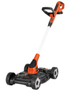 BLACK+DECKER 3-in-1 Lawn Mower, String Trimmer and Edger, 12-Inch (MTC220)