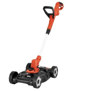 BLACK+DECKER 3-in-1 String Trimmer/Edger & Lawn Mower, 6.5-Amp, 12-Inch (MTE912)