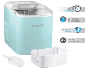  Igloo ICEB26AQ Automatic Portable Electric Countertop Ice Maker