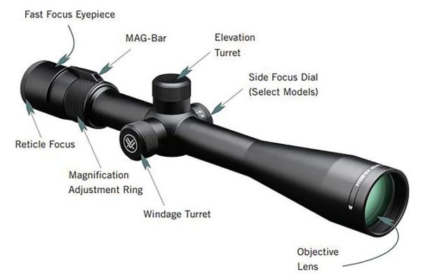 Vortex Optics Viper 6.5-20x50 Parallax Adjustment Second Focal Plane Riflescopes