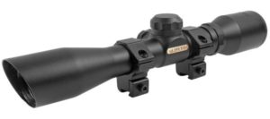 TRUGLO 4x32mm Compact Rimfire and Shotgun Scope Series, Duplex Reticle, Black