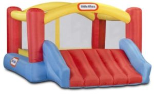 Little Tikes Inflatable Jump 'n Slide Bounce House with heavy-duty blower