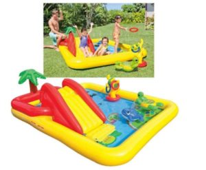 Intex Ocean Inflatable Play Center, 100" X 77" X 31", for Ages 2+