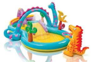 Intex Dinoland Inflatable Play Center, 119in X 90in X 44in, for Ages 2+