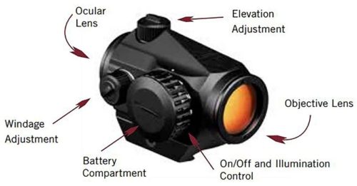 Vortex Optics Crossfire Red Dot Sight Gen II - 2 MOA Dot