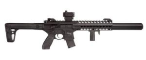 Sig Sauer MCX .177 CAL Co2 Powered (30 Rounds) SIG20R Red Dot Air Rifle, Black