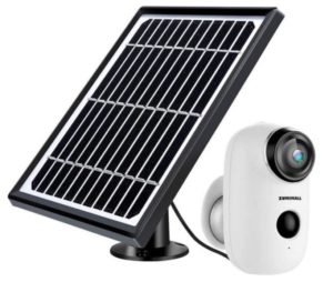 ZUMIMALL Solar Powered Surveillance Outdoor Security Camera