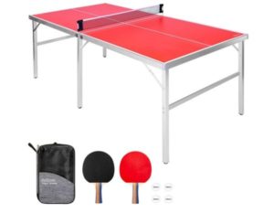 GoSports Mid-Size Indoor/Outdoor Portable Table Tennis Set 