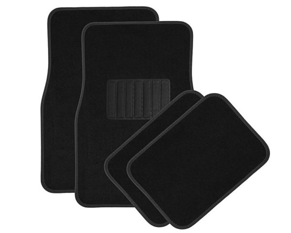 OxGord 4 Piece Luxe Carpet Car Floor Mats