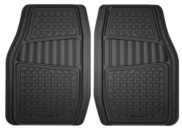 Armor all 2-piece Black All Season Truck/SUV Rubber Floor Mat