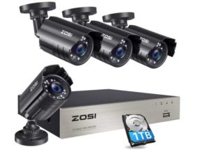 ZOSI 1080P Security Camera System with 1TB Hard Drive