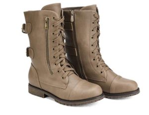 DREAM PAIRS Women’s Ankle Bootie Winter Lace-Up Mid-Calf Military Combat Boots