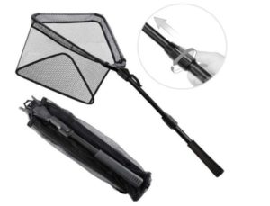 SAN LIKE Fishing Net Collapsible Telescopic Sturdy Pole Handle