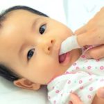 Brushing Baby Gums.Newborn Gum Care.How to Clean Baby Gums