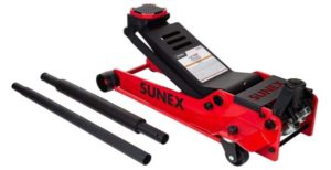 Sunex Tools 66035SJ 3.5 Ton Low Profile Steel Service Jack with Rapid Rise Technology