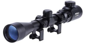 Pinty 3-9x40 Red Green Rangefinder Illuminated Optical Rifle Scope