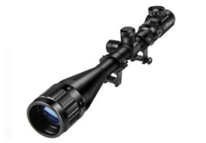CVLIFE Hunting Riflescope 6-24x50 AOE Red and Green Illuminated Gun Scope with Free Mount
