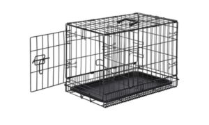 Amazon Basics Single-Door Folding Metal Dog or Pet Crate Kennel
