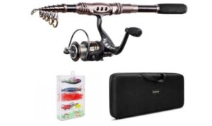 PLUSSINO Fishing Rod and Reel (Model: HA 3000)