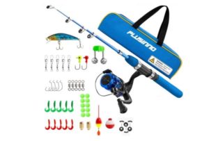 PLUSINNO Kids Fishing Rod and Reel Combo