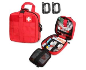 LIVANS Tactical First Aid Survival Bag Kit