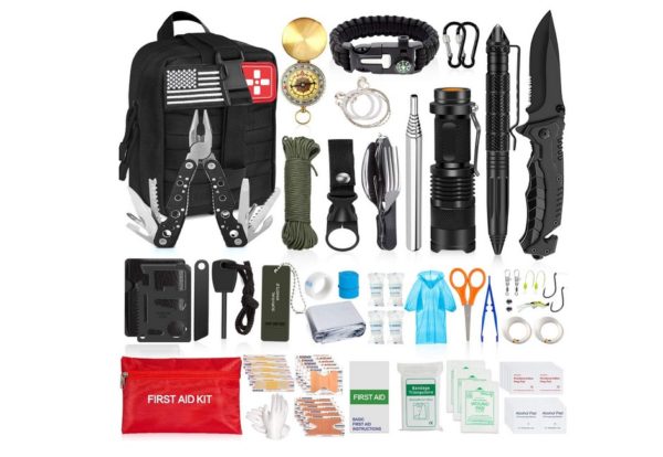 AOKIWO 126Pcs Emergency Survival Kit 