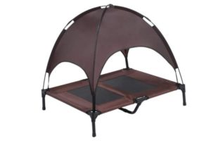 SUPERJARE Large Outdoor Dog Bed with Canopy