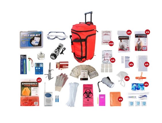 BlackHawk Survival 4 Person Elite Survival Kit (72+ hours)