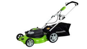 Greenworks 12Amp 20-inch 3-in-1 Electric Lawn Mower