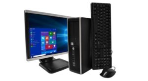 HP Elite i5, 8 GB RAM,1 TB Hard Drive,19 Inch LCD Monitor PC Computer