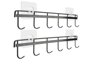 Yizhi Adhesive Wall Hooks Rack Kitchen Rail