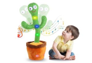 Kaspiu Kids Dancing Talking Cactus Toy