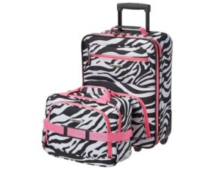 Rockland Fashion Softside Upright Luggage Set