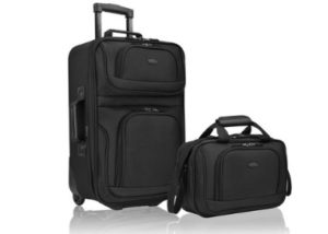 US Traveler Rio Rugged Fabric Expandable Carry-on Luggage
