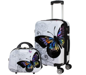 World Traveler 2-Piece Hardside Upright Spinner Luggage Set