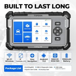 TOPDON AD500 OBD2 Scanner