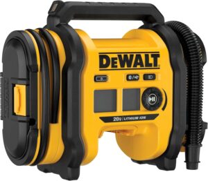 DEWALT Tire Inflator Portable Air Compressor 20V MAX