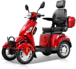 GlowSpark Heavy-Duty 4 Wheel Mobility Scooter 