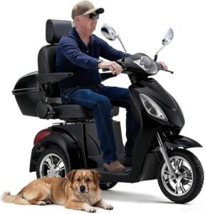 SKRT Super Large Electric 4 Wheel Mobility Scooter 